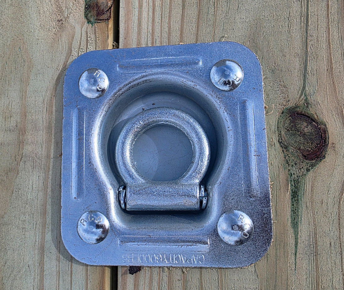 8.5x22 Hybrid Deckover Enclosed Trailer (2) 5200lb Axles Deck D-Ring