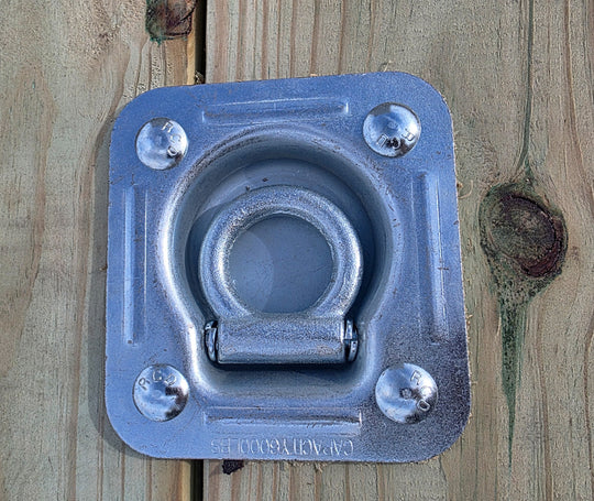 8.5x22 Hybrid Deckover Enclosed Trailer (2) 5200lb Axles Deck D-Ring