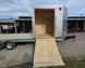 8.5x22 Hybrid Deckover Enclosed Trailer (2) 5200lb Axles Side Ramp Down