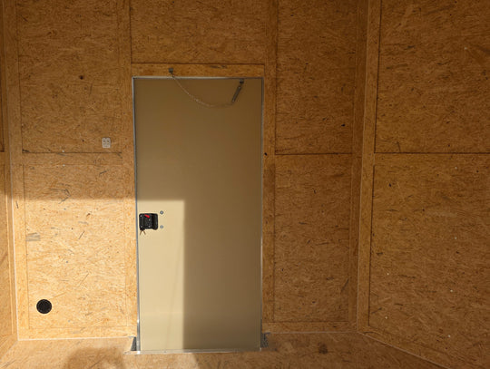 8.5x22 Hybrid Deckover Enclosed Trailer (2) 5200lb Axles Inside Enclosed Driver Side Door