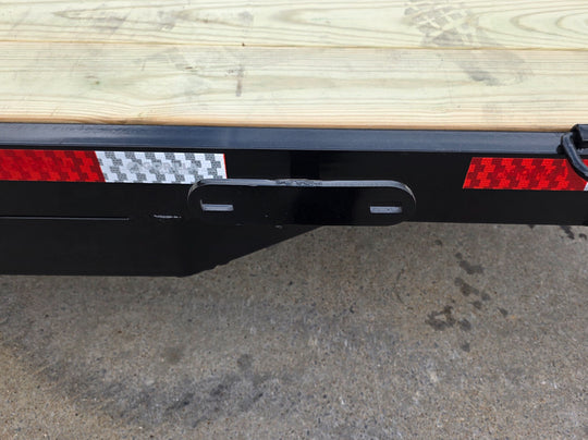 7X20 Equipment Trailer (2) 6000lb Axles with Stand-Up Ramps 12K GVWR Tire Mount 