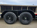 7X20 Equipment Trailer (2) 6000lb Axles with Stand-Up Ramps 12K GVWR Tires