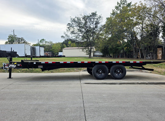8.5x22 Deckover Tilt Trailer (2) 7,000K Axles Left Side 