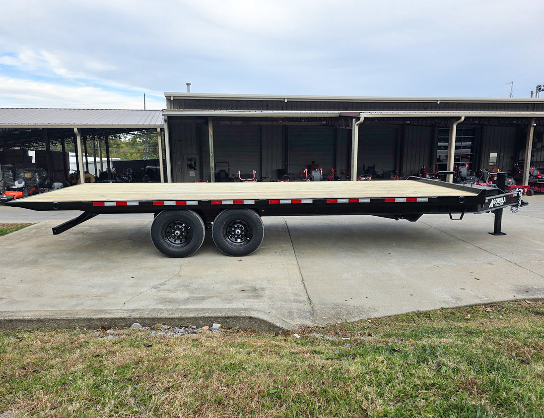 8.5x22 Deckover Tilt Trailer (2) 7,000K Axles Right Side