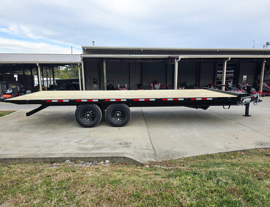 8.5x22 Deckover Tilt Trailer (2) 7,000K Axles Right Side