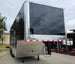 8.5X26 Gooseneck Enclosed Trailer with 9' Interior (3) 7,000lb Axles Front Right Corner 