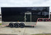 8.5X26 Gooseneck Enclosed Trailer with 9' Interior (3) 7,000lb Axles Right Side 