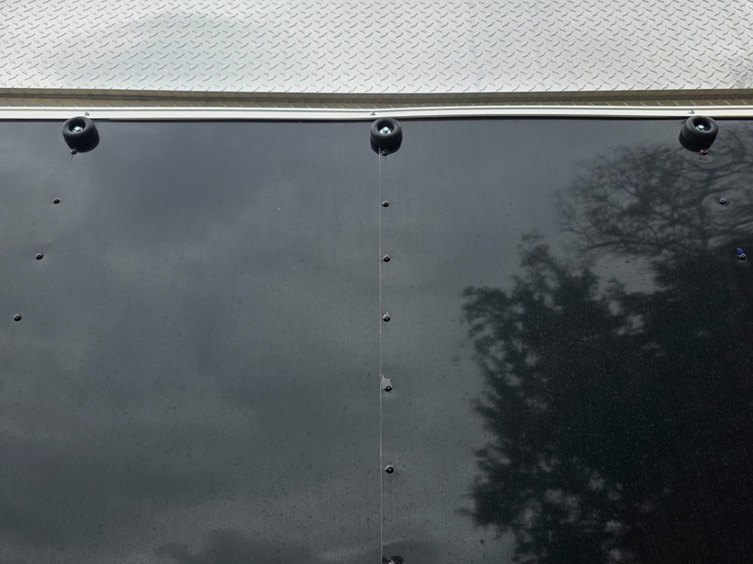 8.5X26 Gooseneck Enclosed Trailer with 9' Interior (3) 7,000lb Axles Ramp Rubber Guards