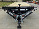 8.5x24 Deckover Tilt Trailer (2) 7,000K Axles Front 