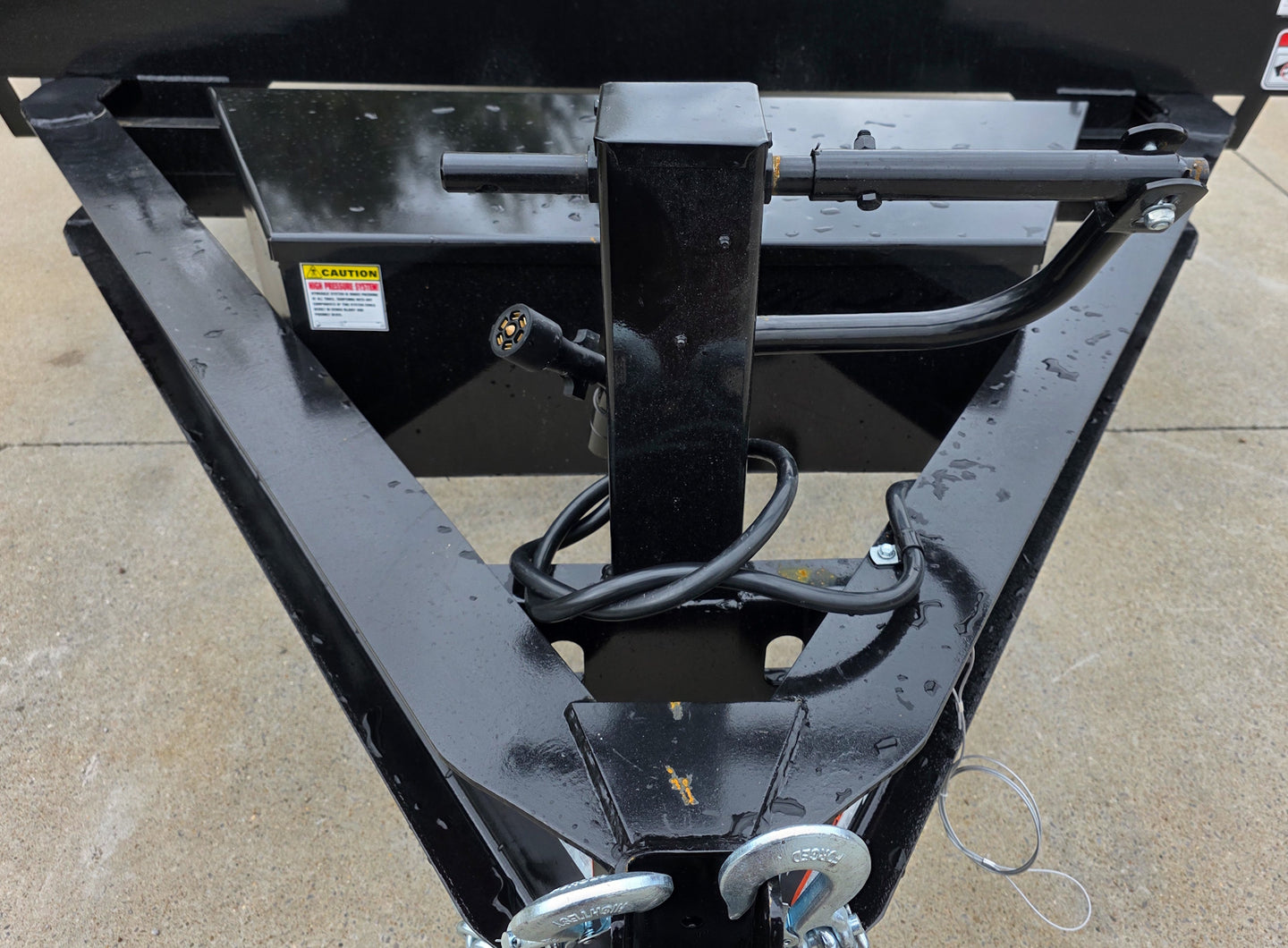 8.5x24 Deckover Tilt Trailer (2) 7,000K Axles Heavy Duty Jack