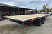 8.5x24 Deckover Tilt Trailer (2) 7,000K Axles Right Rear Tilt Down