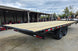 8.5x24 Deckover Tilt Trailer (2) 7,000K Axles Right Rear Tilt Down
