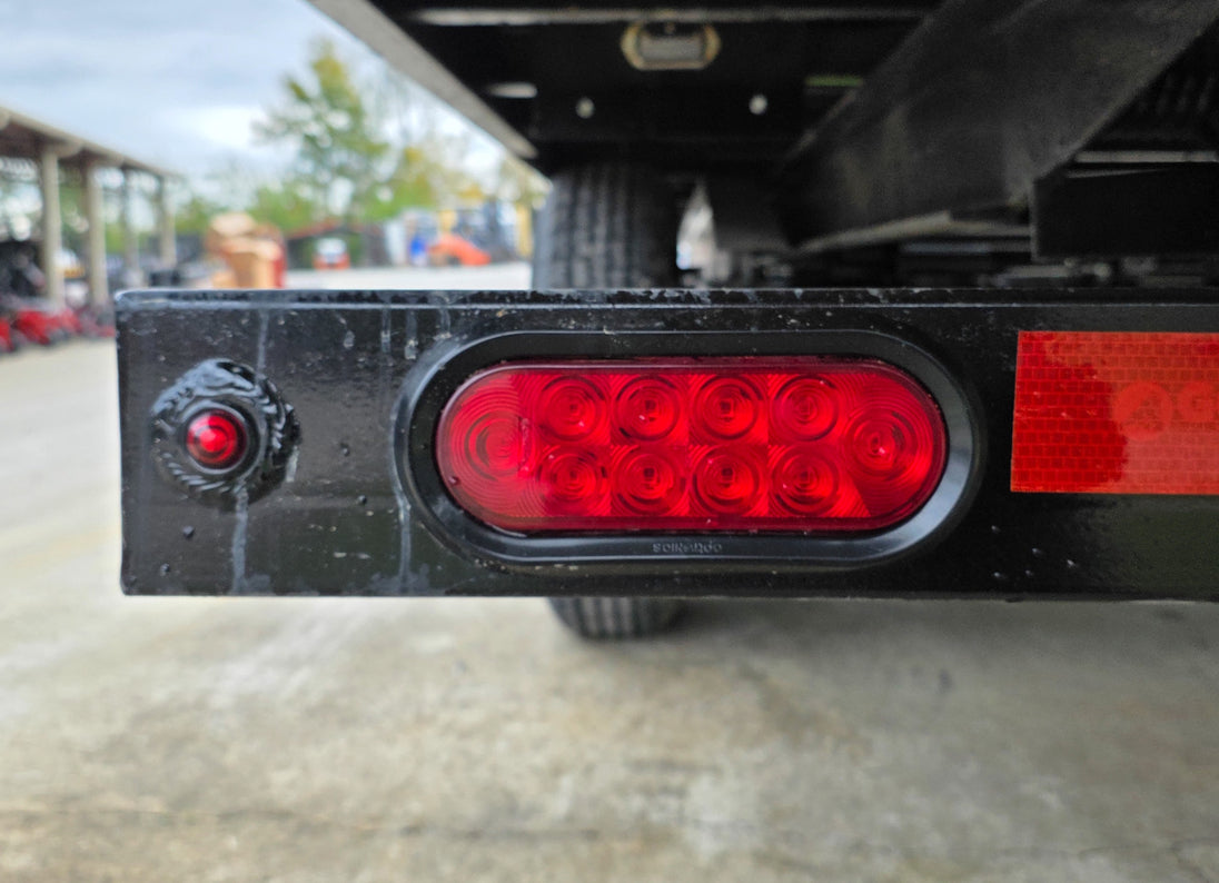8.5x24 Deckover Tilt Trailer (2) 7,000K Axles LED Brake Light 