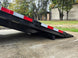 8.5x24 Deckover Tilt Trailer (2) 7,000K Axles Rear Ground Tilt Lifted 