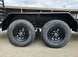 7x16 I - Beam Equipment Skid Steer Trailer (2) 5200lb Axles with Stand - Up Ramps 10K GVWR - SLE Equipment - 19