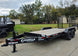 7x16 I - Beam Equipment Skid Steer Trailer (2) 5200lb Axles with Stand - Up Ramps 10K GVWR - SLE Equipment - 2