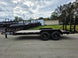 7x16 I - Beam Equipment Skid Steer Trailer (2) 5200lb Axles with Stand - Up Ramps 10K GVWR - SLE Equipment - 1