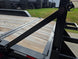 7x16 I - Beam Equipment Skid Steer Trailer (2) 5200lb Axles with Stand - Up Ramps 10K GVWR - SLE Equipment - 16