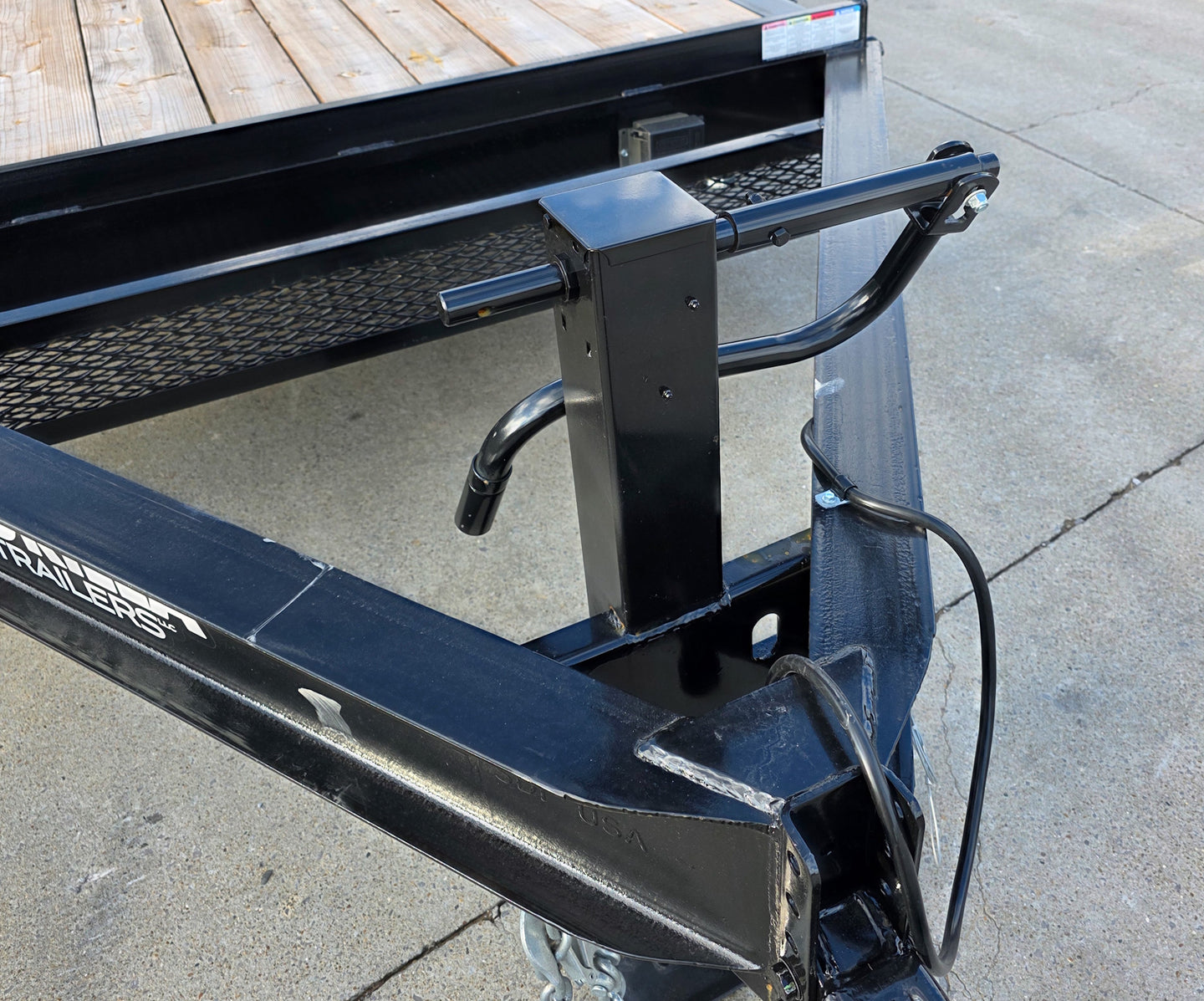 7x18 I - Beam Equipment Trailer (2) 7K Axles Stand - Up Ramps 14K GVWR - SLE Equipment - 16