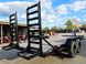 7x18 I - Beam Equipment Trailer (2) 7K Axles Stand - Up Ramps 14K GVWR - SLE Equipment - 7