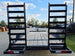 7x18 I - Beam Equipment Trailer (2) 7K Axles Stand - Up Ramps 14K GVWR - SLE Equipment - 8