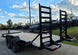 7x18 I - Beam Equipment Trailer (2) 7K Axles Stand - Up Ramps 14K GVWR - SLE Equipment - 9