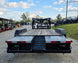 7x18 Gooseneck Equipment Trailer (2) 7K Axles King Kong Ramps 14k GVWR Rear Ramps Up