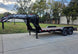 7x18 Gooseneck Equipment Trailer (2) 7K Axles King Kong Ramps 14k GVWR Front Left Side 