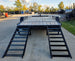 7x18 I - Beam Equipment Trailer (2) 7K Axles Stand - Up Ramps 14K GVWR - SLE Equipment - 11