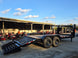 7x18 Gooseneck Equipment Trailer (2) 7K Axles King Kong Ramps 14k GVWR Rear Right Side Ramps Down