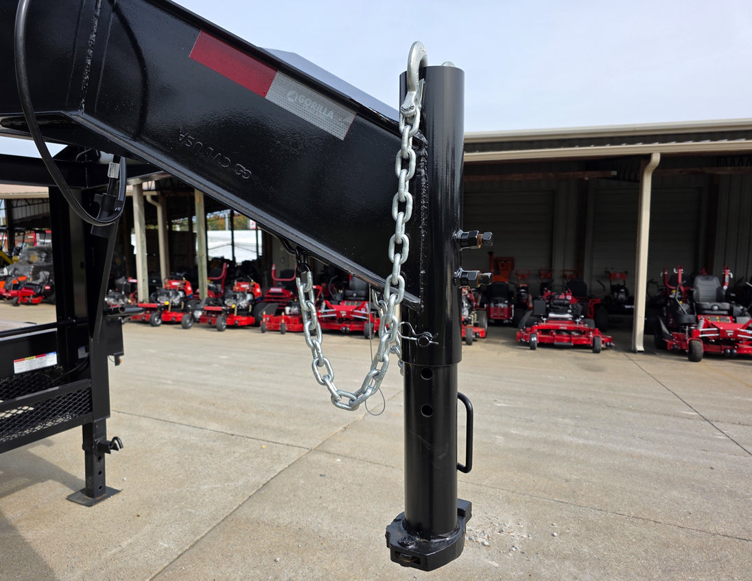 8.5x30 IBeam Gooseneck Deckover Trailer (2) 7K Axles King Kong Ramps 14K GVWR - SLE Equipment - 15