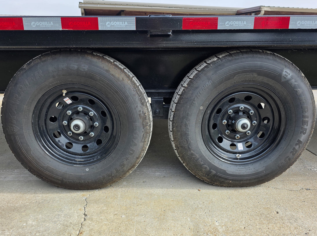 8.5x30 IBeam Gooseneck Deckover Trailer (2) 7K Axles King Kong Ramps 14K GVWR - SLE Equipment - 24