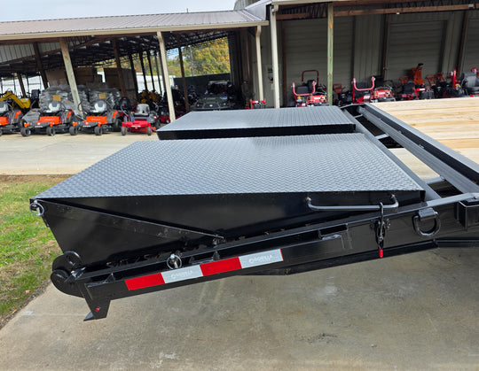 8.5x30 IBeam Gooseneck Deckover Trailer (2) 7K Axles King Kong Ramps 14K GVWR - SLE Equipment - 21