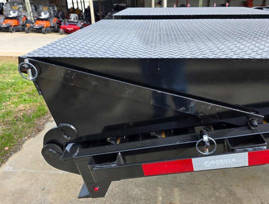 8.5x30 IBeam Gooseneck Deckover Trailer (2) 7K Axles King Kong Ramps 14K GVWR - SLE Equipment - 10