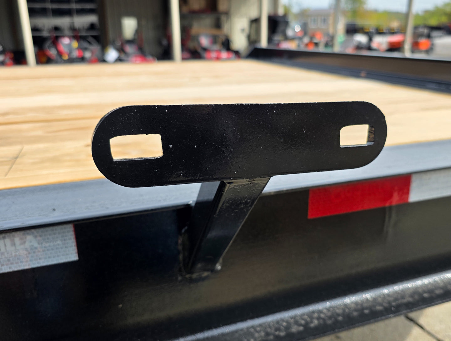 7x16 I - Beam Equipment Trailer with (2) 7K Axles with Stand Up Ramps 14K GVWR - SLE Equipment - 18