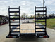 7x16 I - Beam Equipment Trailer with (2) 7K Axles with Stand Up Ramps 14K GVWR - SLE Equipment - 8