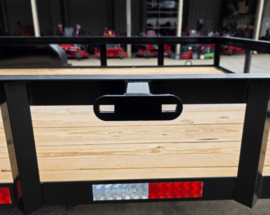 7x14 Dovetail Utility Trailer Powder Coated With Gate (2) 3500lb Axles 7K GVWR - SLE Equipment - 16