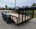 7x14 Dovetail Utility Trailer Powder Coated With Gate (2) 3500lb Axles 7K GVWR - SLE Equipment - 9