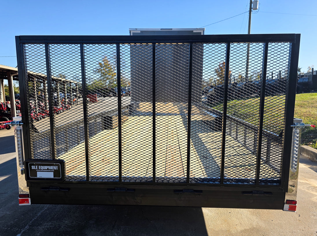 8.5x30 Charcoal V-Nose Hybrid 9.5 Interior (2) 7000LB Axles Rear Gate Up