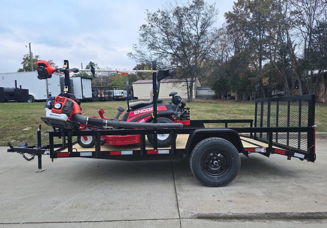 Encore Arrow EA6OXP24LS 60" Zero Turn Mower Handheld Utility with Racks Package Left Side 