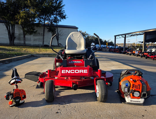 Encore Arrow EA6OXP24LS 60" Zero Turn Mower Handheld Package Front 