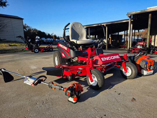 Encore Arrow EA6OXP24LS 60" Zero Turn Mower Handheld Package Right Side 