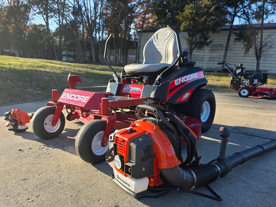 Encore Arrow EA6OXP24LS 60" Zero Turn Mower Handheld Package Left Side 