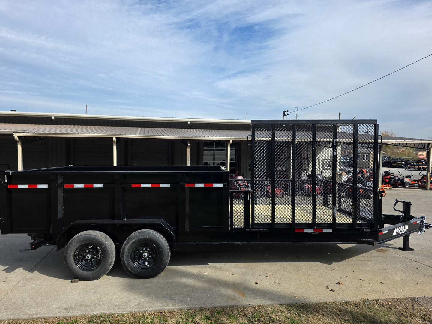 7x20 Hybrid Dump Utility Trailer with 3ft Sides Equipment (2) 7K Axles - SLE Equipment - 5