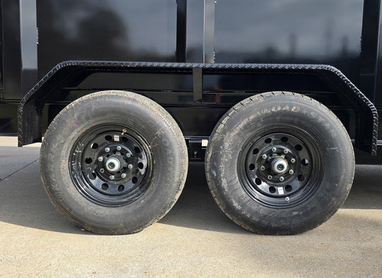 7x20 Hybrid Dump Utility Trailer with 3ft Sides Equipment (2) 7K Axles - SLE Equipment - 29