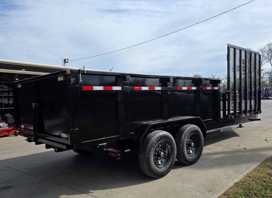 7x20 Hybrid Dump Utility Trailer with 3ft Sides Equipment (2) 7K Axles - SLE Equipment - 9