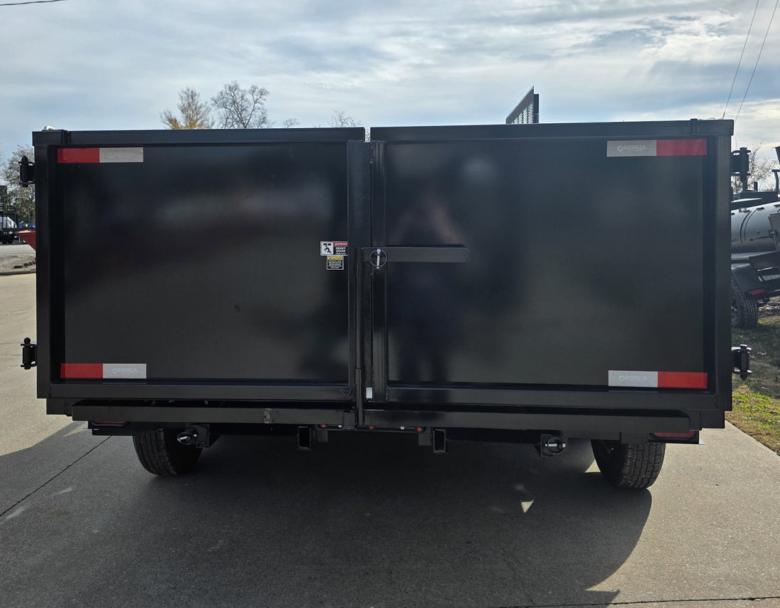 7x20 Hybrid Dump Utility Trailer with 3ft Sides Equipment (2) 7K Axles - SLE Equipment - 10