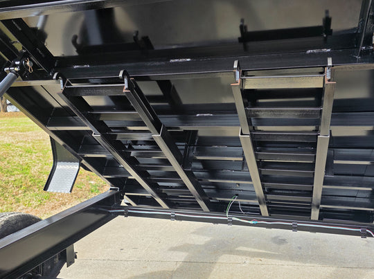 7x20 Hybrid Dump Utility Trailer with 3ft Sides Equipment (2) 7K Axles - SLE Equipment - 18