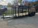 6.4x16 Utility Trailer Straight Deck 4ft Mesh Sides with Basket (2) 3,500lb Axles - SLE Equipment - 1