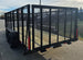 6.4x16 Utility Trailer Straight Deck 4ft Mesh Sides with Basket (2) 3,500lb Axles - SLE Equipment - 8